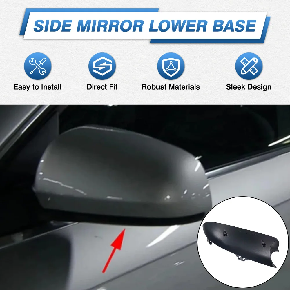 

Car Left /Right Side Rearview Mirror Bottom Cover Mirror Lower Shell Holder For Audi A4 B6 B7 2001-2008 A6 C6 2005-2008