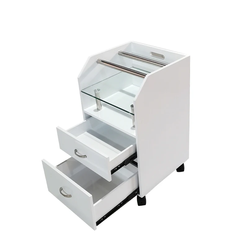 Cabinet for Pedicure. Change All Steel Spare Parts to Stainless  Steel Material.