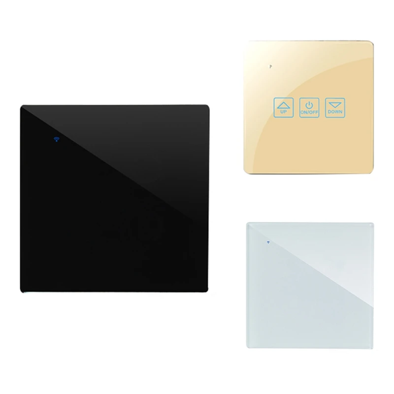 T81C Fan Speed Control Touch Switch Wifi Smart Deluxe Crystal Panel Switch Tuay App Remote Control 90V 250V EU UK Switch