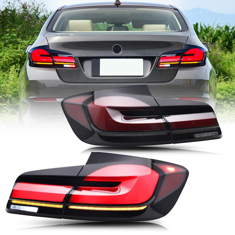 

LED Tail Lights Assembly For BMW 5 Series F10 F18 2011-2017 Sequential Rear Lamps LH+RH