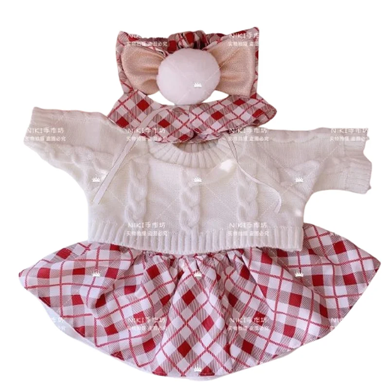 

Only Clothes Suitable For 58cm Doll Small Fragrance Clothes Kawai Pajamas Overalls Cute Doll Trendy Clothes Decorative Gifts