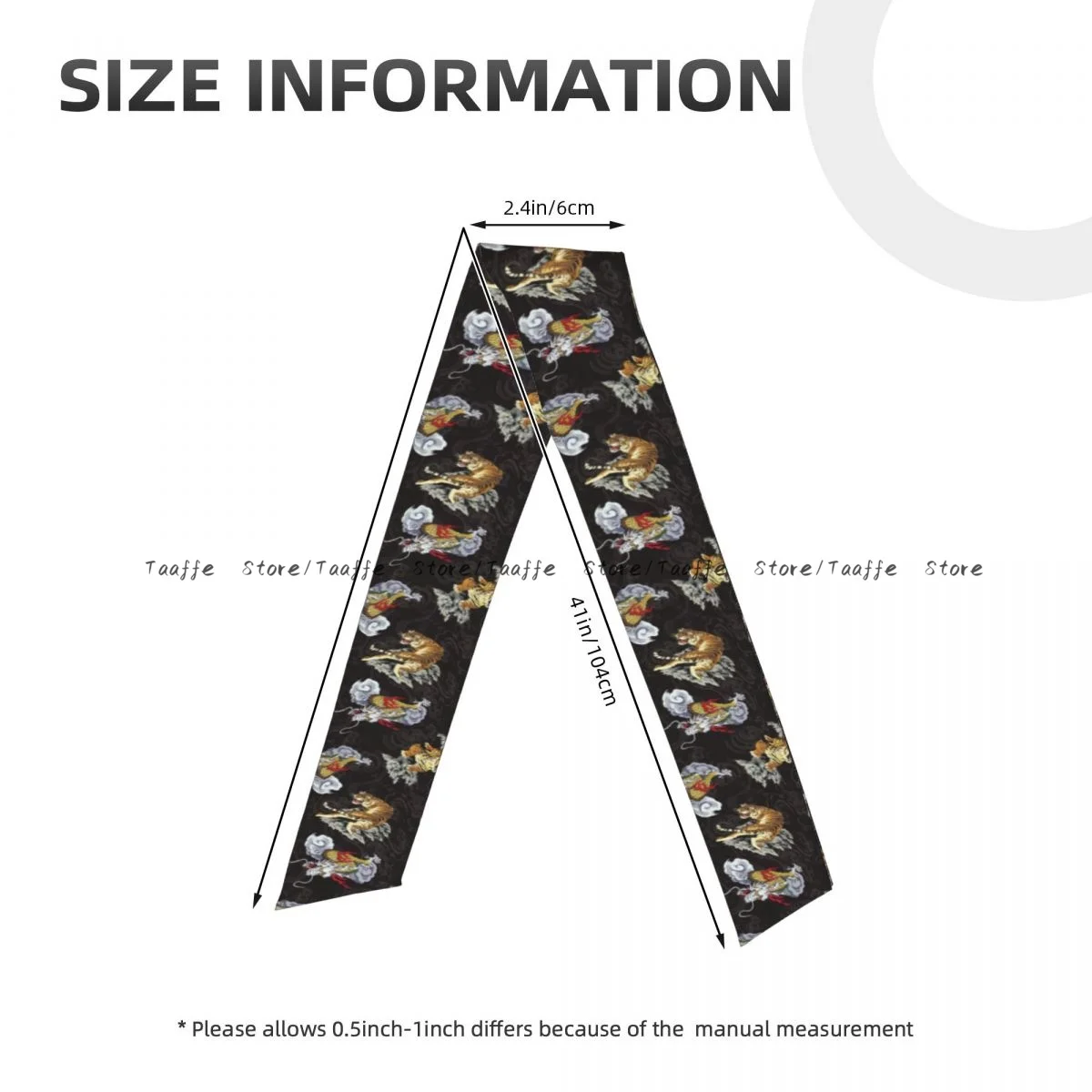 Sweatband Bandanas Tiger And Dragon Hairband Head Tie Sports Headband Hair Accessories view 5
