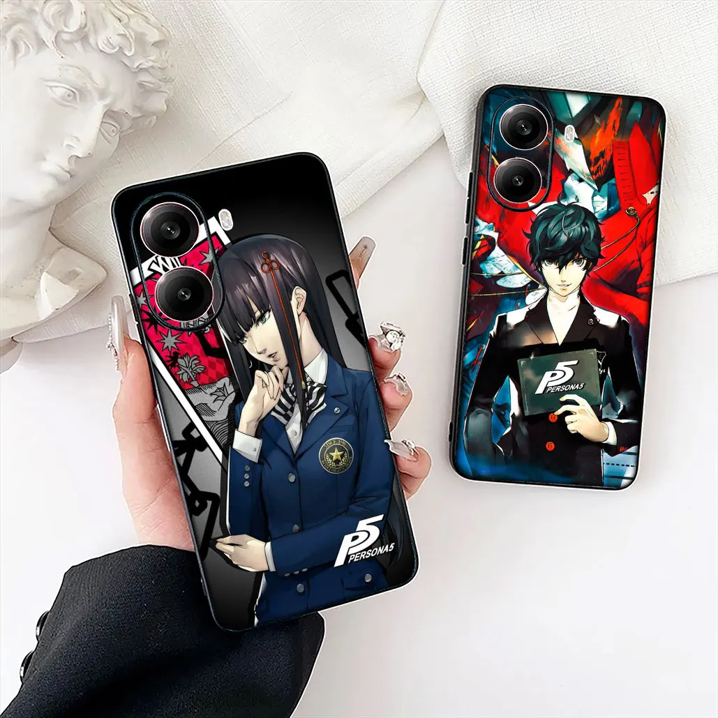 Чехол для телефона Samsung Galaxy S22 S20 S21 FE Ultra Plus A15 A16 A25 A26 A33 A34 A56 5G Case P-Personas Game 5 P5s Funda Case