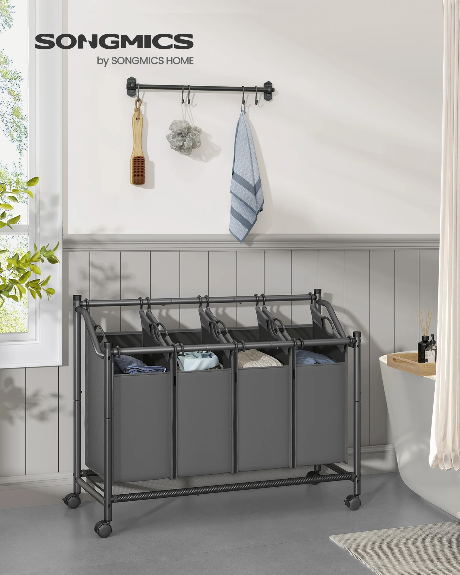 SONGMICS laundry basket, RLS102