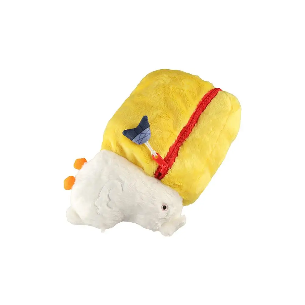 Коробка для канцелярских принадлежностей Пеликан Пенал Настольный держатель для канцелярских принадлежностей Плюшевая сумка для ручек на молнии Мягкая сумка для карандашей с героями мультфильмов в корейском стиле