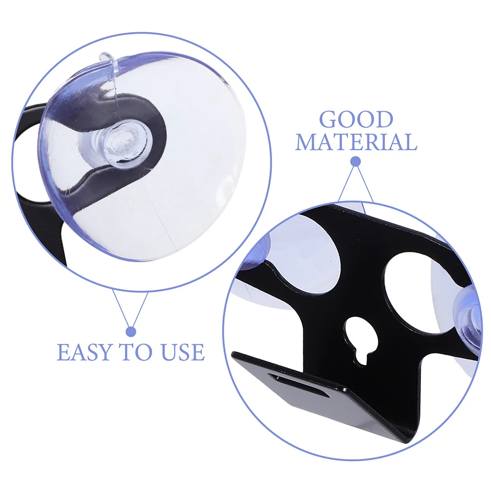 Ventosa de radar para carro, 2 peças, suporte resistente para para-brisa, compatível com a maioria dos radares de carro, fácil instalação, suporte de ventosa