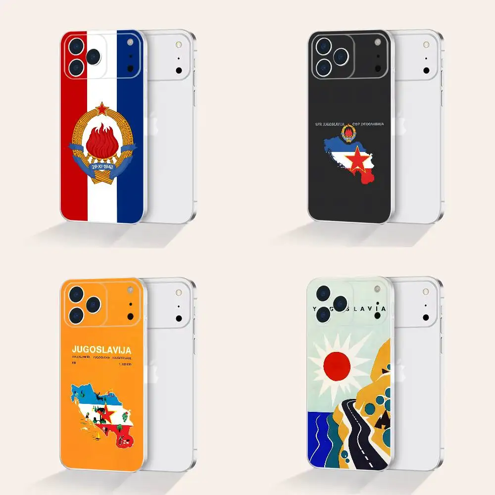 

Y-Yugoslavia Passport For iPhone 7,8,17,16,15,14,13,12,11 Pro,Max,Plus,X,XS,XR,SE4,E Mini Transparent Soft Phone Case