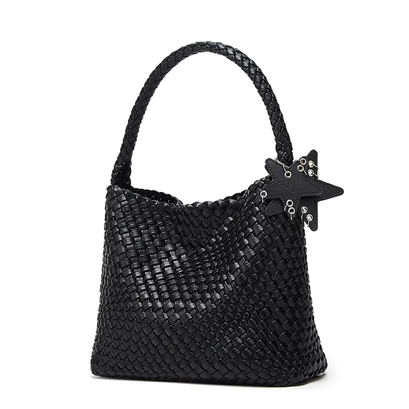 Borsa a Mano e a Spalla da Donna Minimalista Versatile a 2 Pezzi dal Design Ricercato