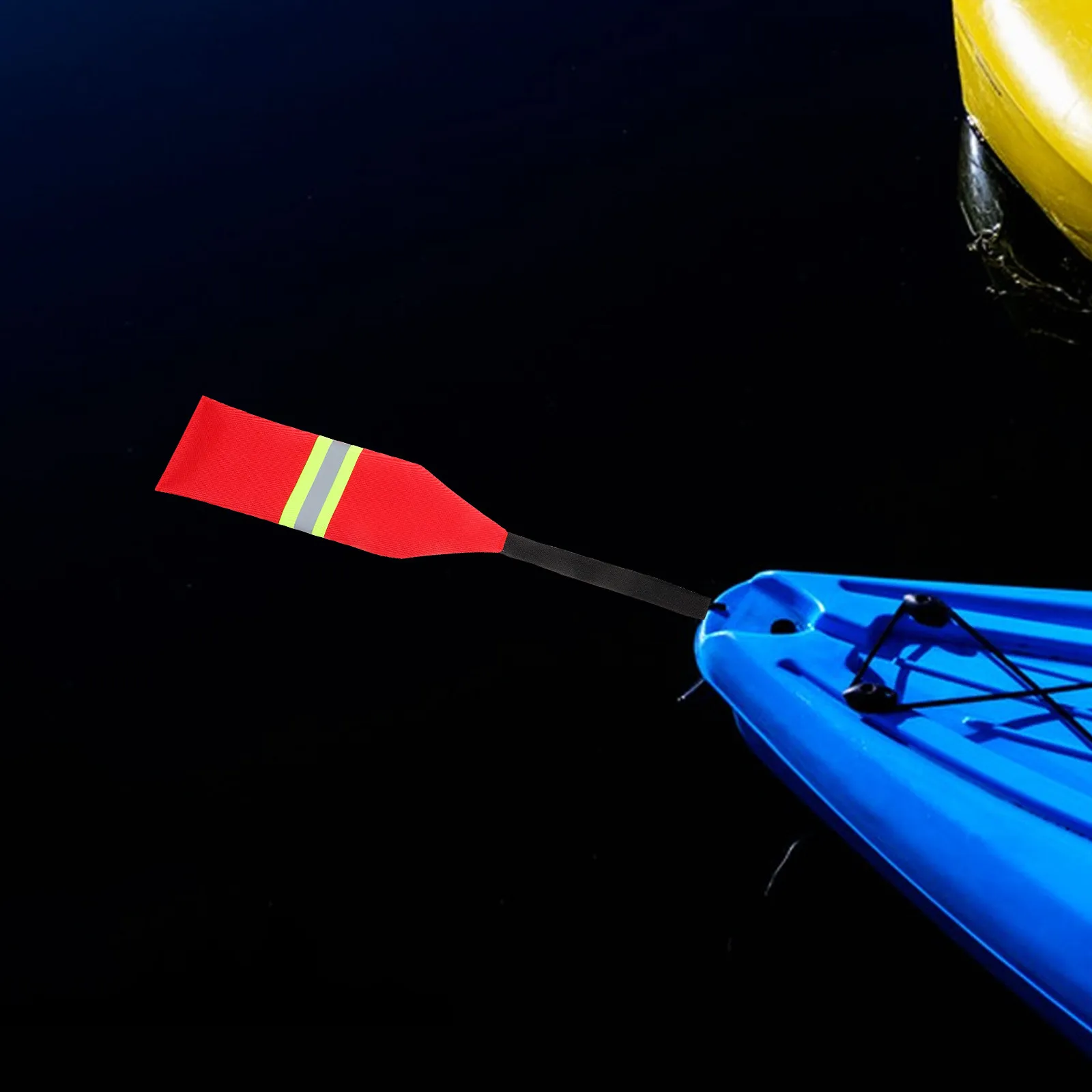 Reflective Kayak Safety Flags 2 Pack High Visibility Warning Flags for Boat Trailer Towing Transport