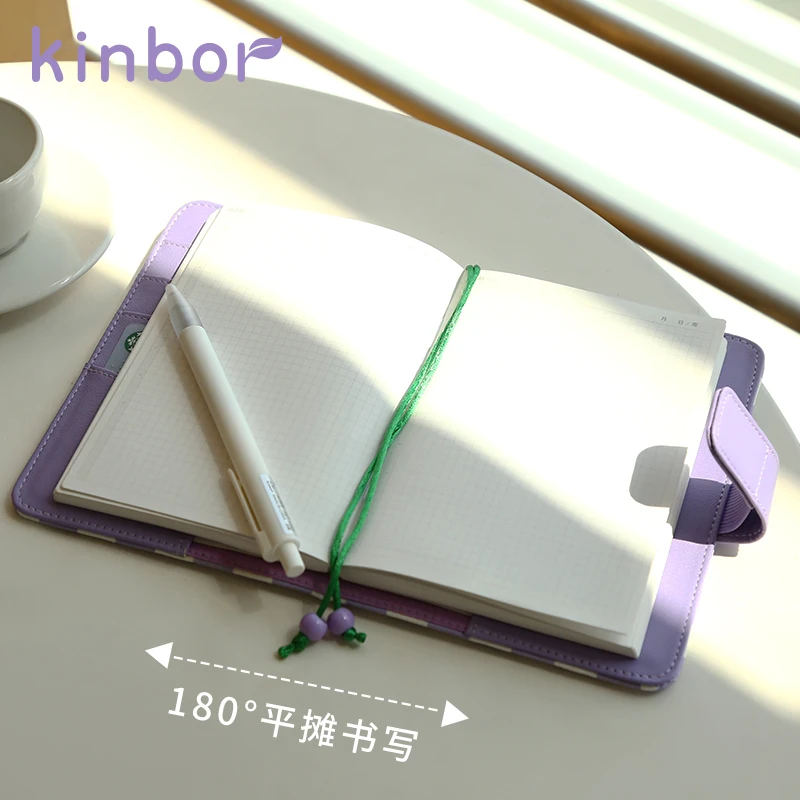 Kinbor Kawaii زهرة A6 كتاب اليد الذاتي ملء فتاة لطيف سجل كتاب دفتر مذكرات رائعة Todolist جدول كتاب مخطط