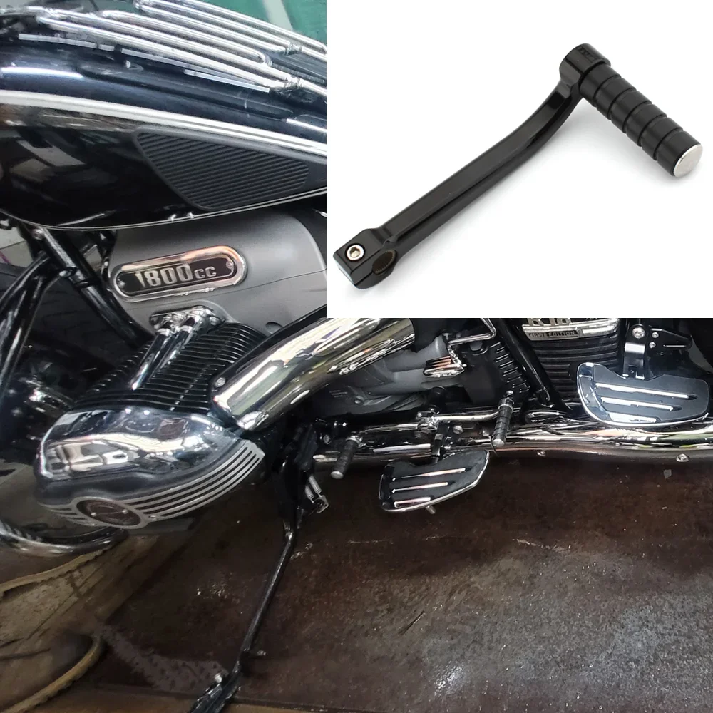 

Черный хромированный алюминиевый рычаг переключения передач с ЧПУ, рычаг переключения передач, подходит для BMW R18 R 18 Classic 2021-UP, аксессуары для мотоциклов