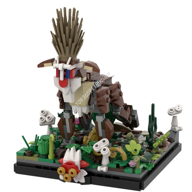 

362 детали MOC: Модель «Лесной дух», строительные блоки, развивающие архитектурные конструкторы, модульные детские кирпичики, рождественские подарки