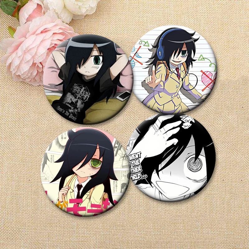 Watashi Ga Motenai No Wa Dou Kangaetemo Omaera Ga Warui! دبابيس أنيمي دبابيس كوروكي توموكو الكرتون شارة حقيبة الملحقات الهدايا #3