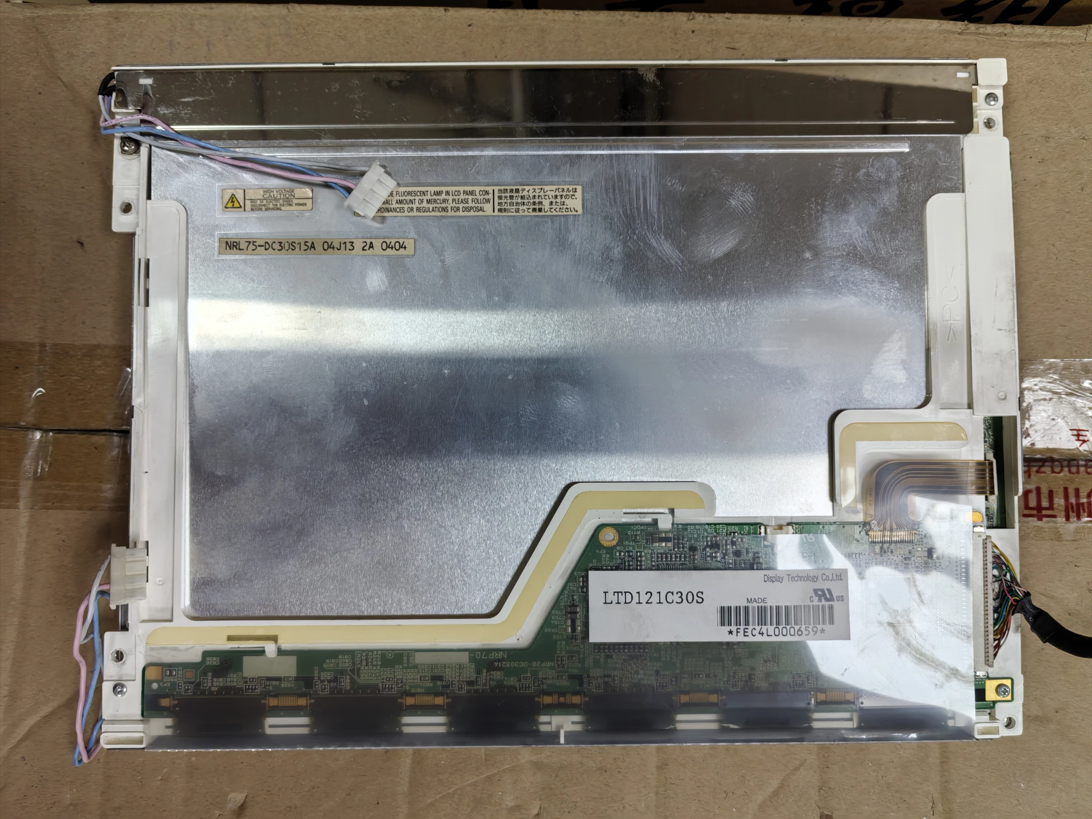 Original LTD121C30S 12.1-inch Screen, Tested in Stock LTD121C30U-A LTD121C30U-B LTD12C30T