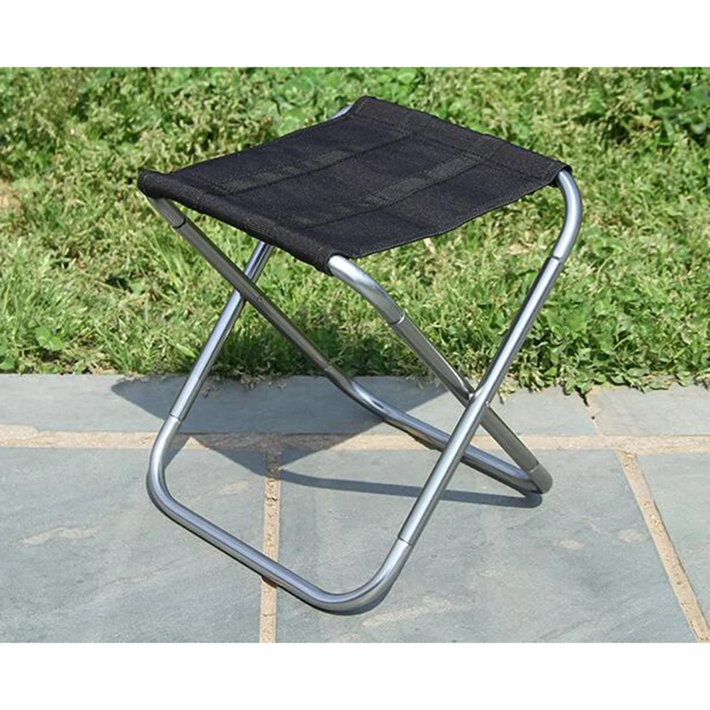 เก้าอี้พับกลางแจ้งแบบพกพาโครงอะลูมิเนียมคุณภาพสูงผ้าใบคุณภาพสูงติดตั้งง่ายสำหรับตั้งแคมป์ตกปลาปิกนิกบาร์บีคิวท่องเที่ยว