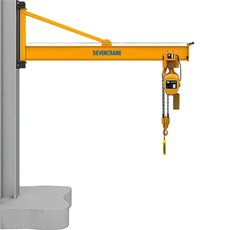 Customized Wall Bracket Jib Crane 1t 2t 3t With Electric Wire Rope Hoist