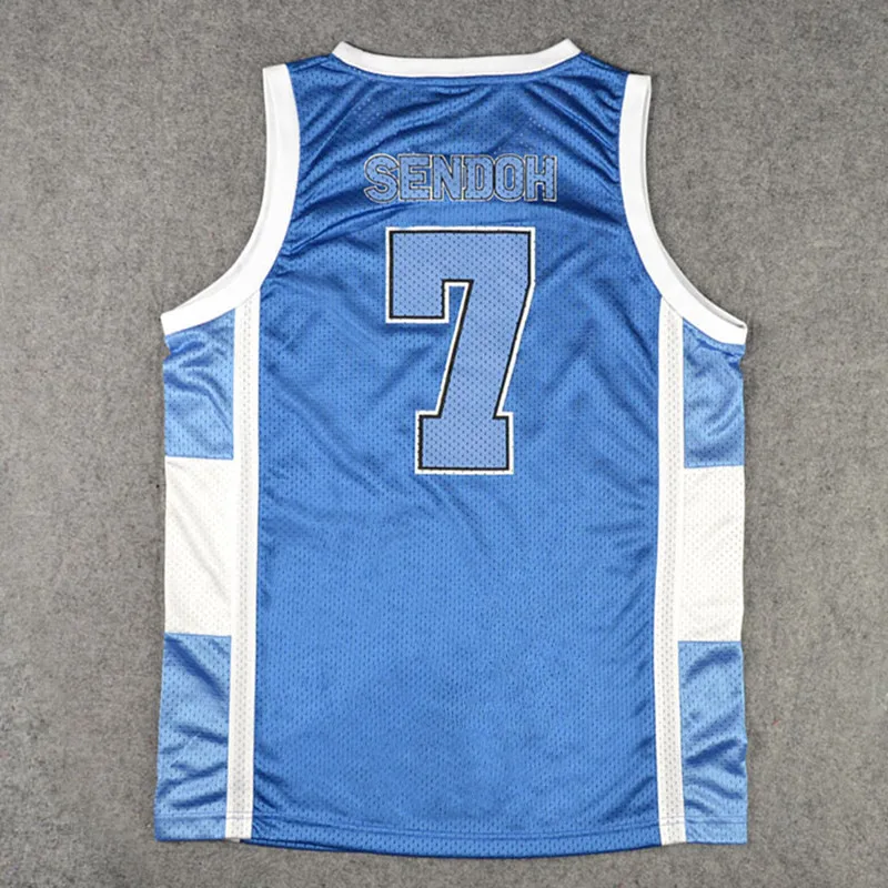 Anime Ryonan SENDOH Basketball Jersey 7# Uniform Vest Singlet Shirt Sleeveless Breathable Tops