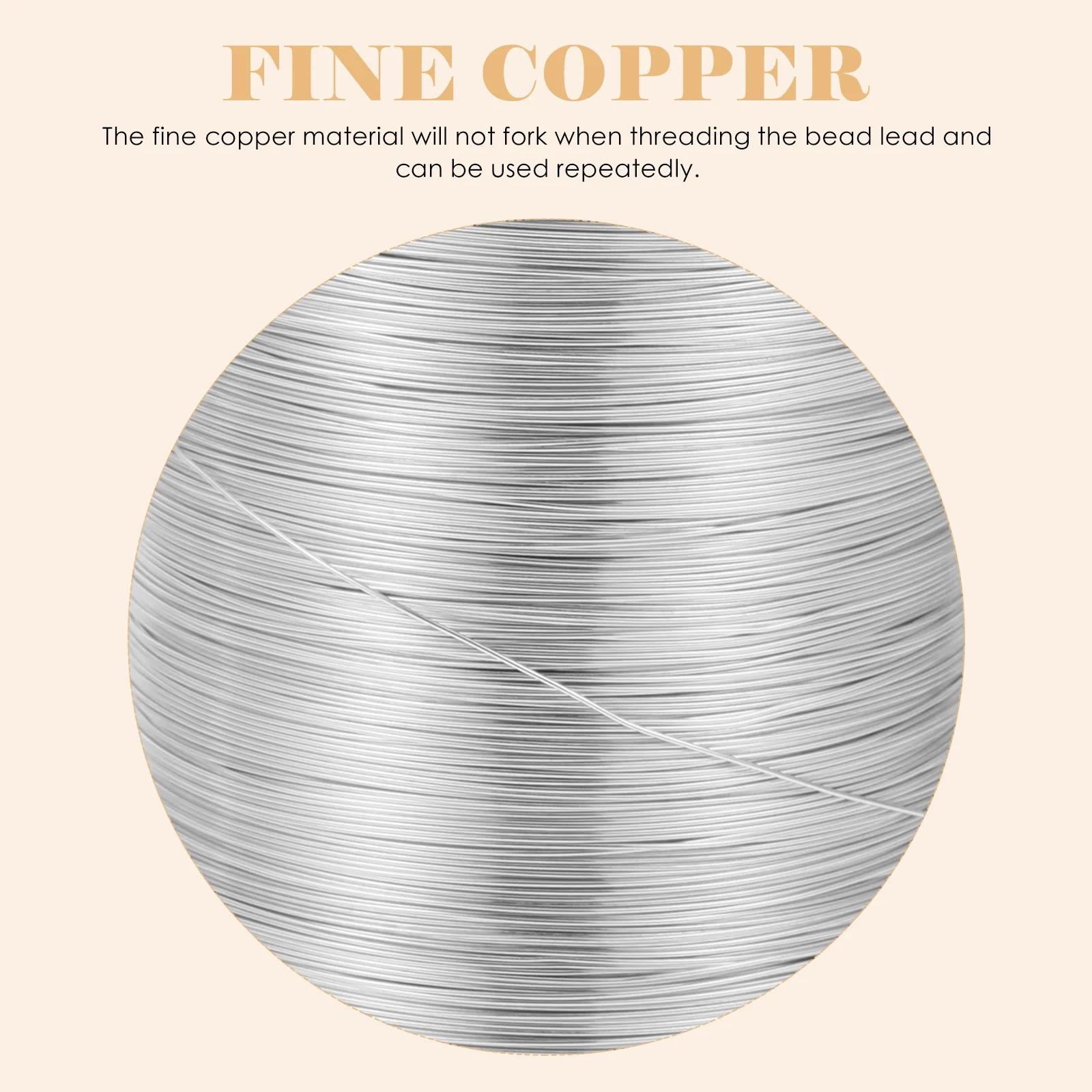 

Hand-Made Craft Making Wire Copper Yarns for Jewelry Beading and Wire Weaving Jewelry Beading String Bracelet String