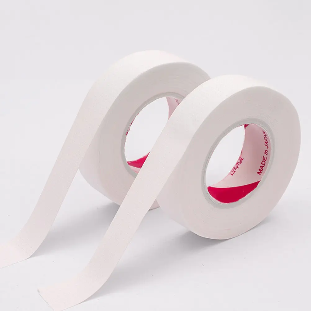 6 Rolls Eyelash Extension Tape White Adhesive Lash Tapes Eyelash Isolation Patches Lash Grafting Tape Beauty Supplies for Salon