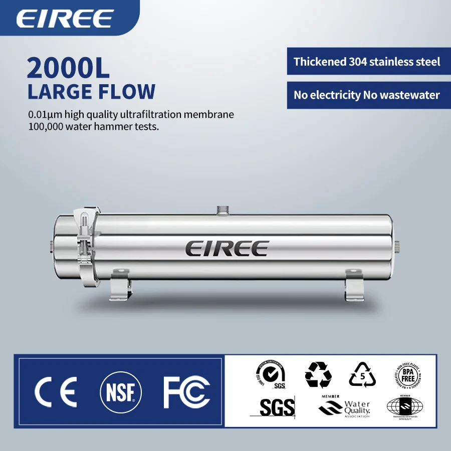 

2000L Large water volume for direct drinking Stainless Steel Household House Kitchen Tap Water Filter
