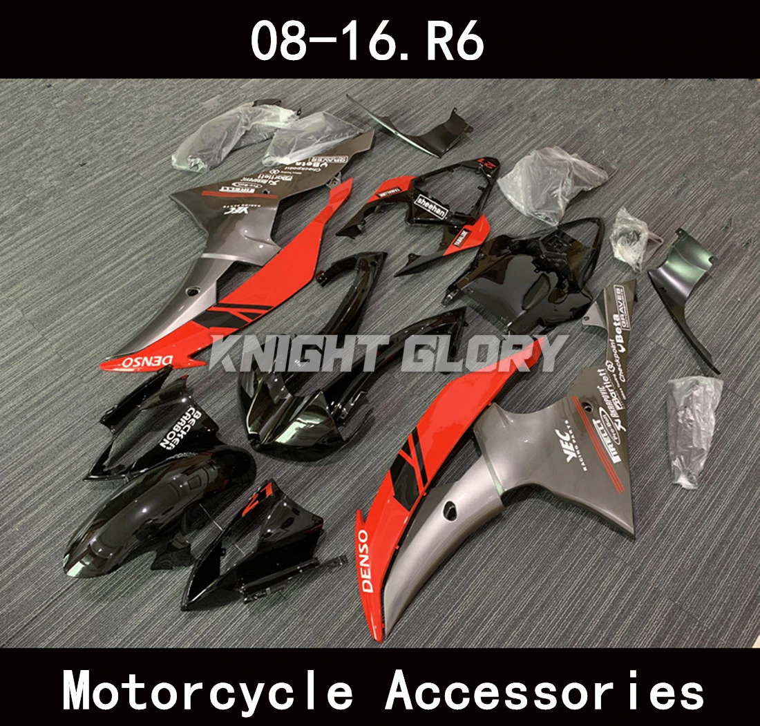 Suitable for YZF-R6 YZF R6  2008 2009 2010 2011 2012 2013 2014 2015 2016 2017 2018 Motorcycle Shell Fairing Spoiler Bodywork Set