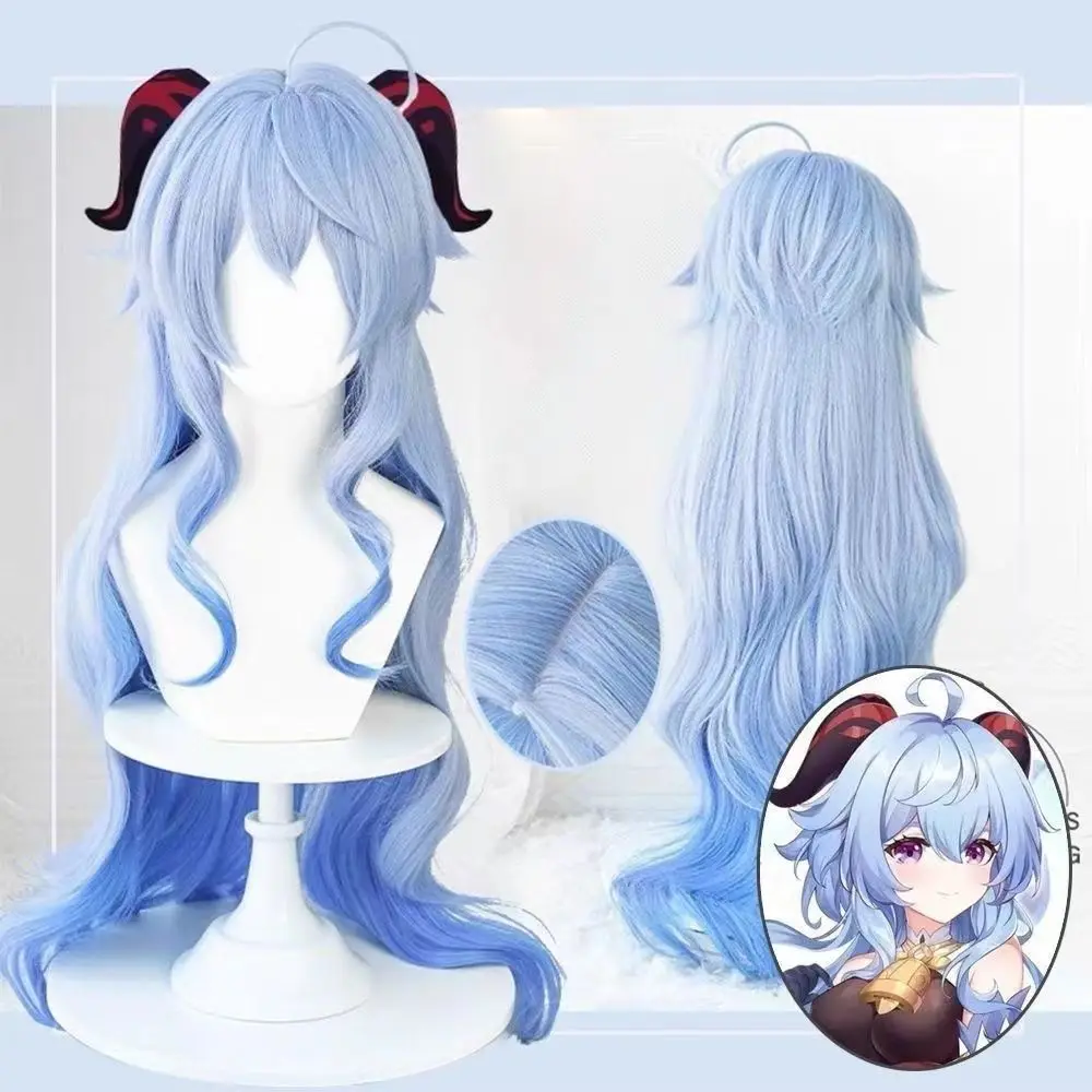 شعر مستعار جاهز للارتداء من جانيو |   تصميم مسبقًا مع سطح Ahoge وفروة الرأس، وبأسعار معقولة ومتوفر في المخزون