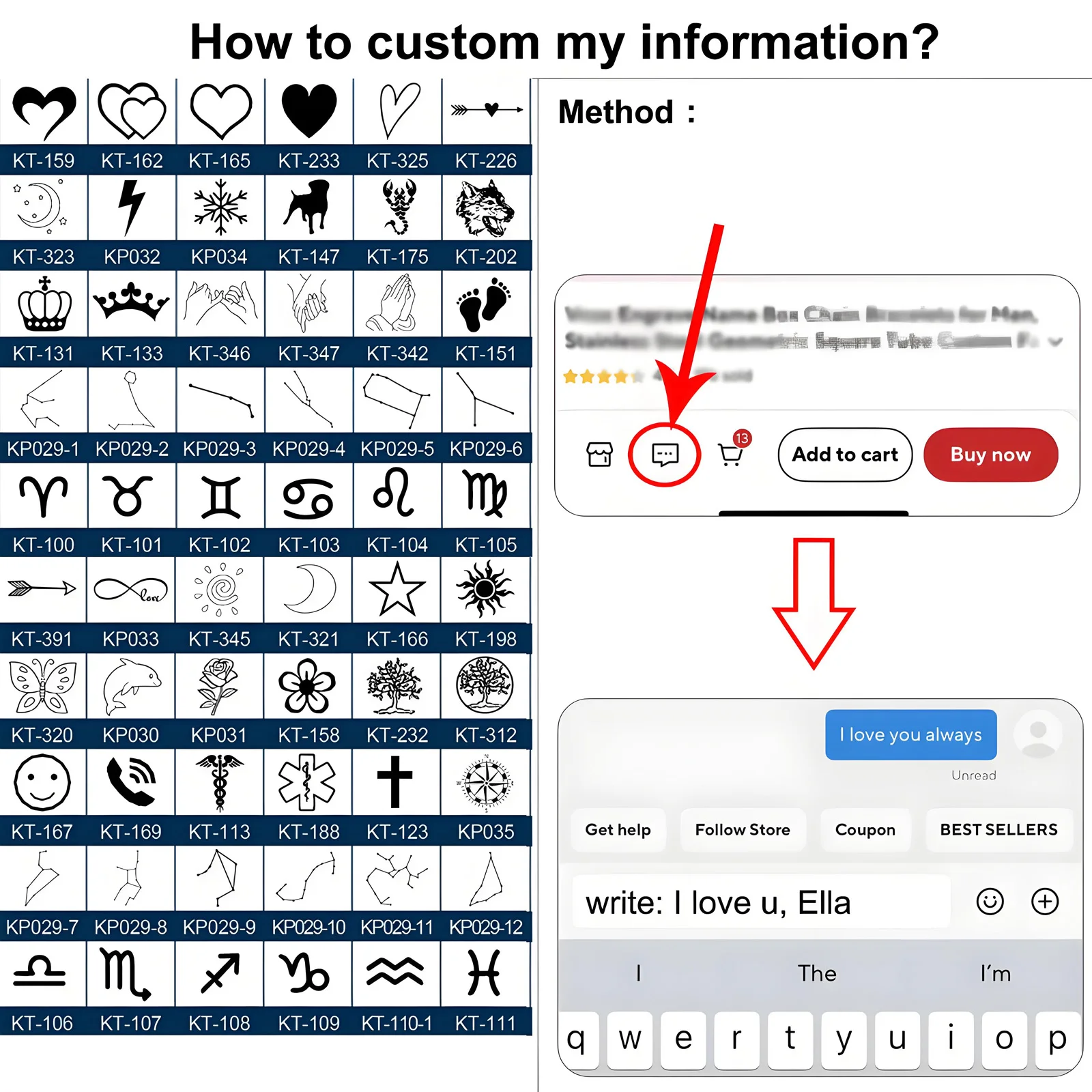 مخصص خمر حبل مضفر سلسلة القلب نجمة القمر مع اسم شخصي الأولي إقتباس مخصص نقش مجوهرات من صلب لا يصدأ