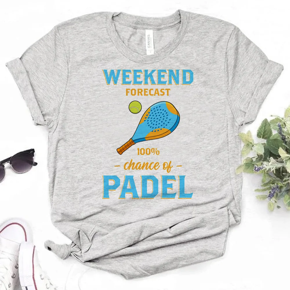 Padel t shirt women graphic comic summer t shirt female streetwear graphic anime clothing