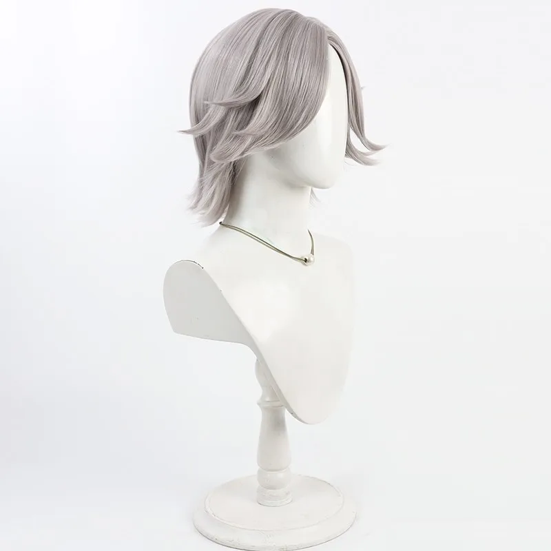 Anime Hundredline Line Eito Aotsuki Cosplay Wig Halloween Carnival Party Props Synthetic Hair Heat Resistant Fiber + Wig Cap