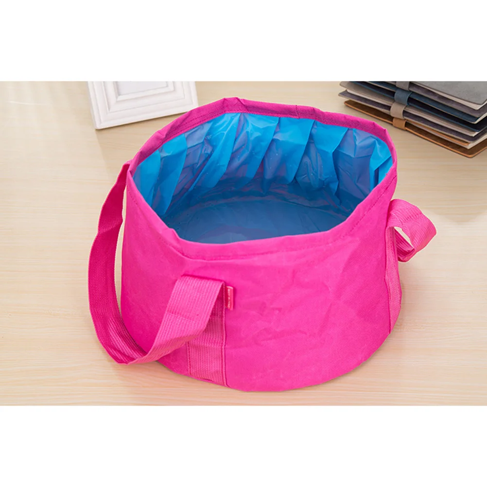 

1 pc 15L Portable Folding Water Basin Outdoor Collapsible Bucket Waterproof Heavy Duty Foldable Wash Tub For Camping Travel