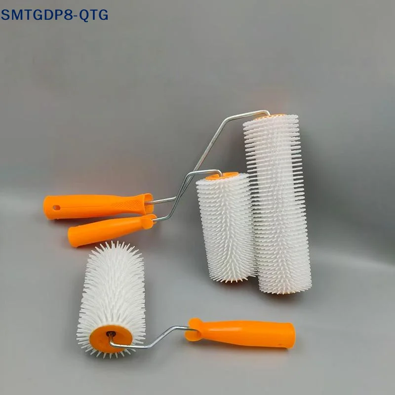 New 1PC 10/16/24CM Defoaming Drum Brush Spike Roller Latex Floor Self Compound Roller Leveling Screed Spiked Roller Paint Brush
