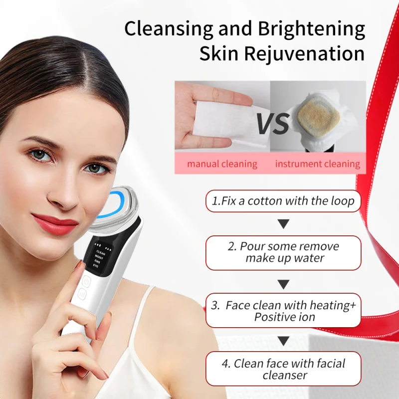 Multi-functional Home LED Light Skin Firming Facial Machine Beauty Device