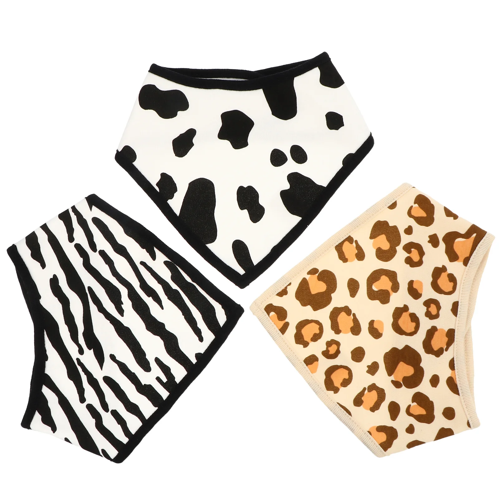 

3 шт. водонепроницаемые детские нагрудники из мягкого хлопка, полотенце для слюны для новорожденных, регулируемый ремень, шарф для кормления младенцев, детский нагрудник