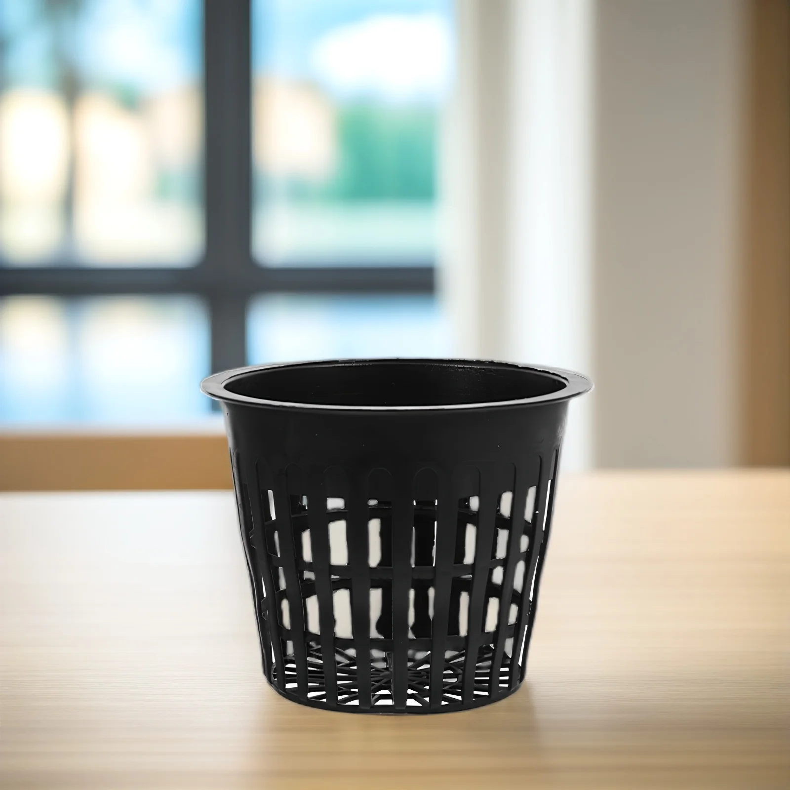 

50 Pcs Hydroponic Planting Pots Mesh Net Cups for Succulents Plastic Flower Nursery Baskets Vegetable Seedling Protection