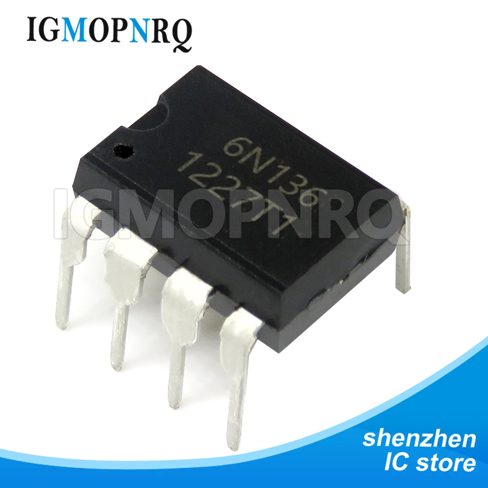 10pcs 6N135 6N136 6N137 6N138 DIP-8 6N139 light coupling into optoisolator photoelectric coupling