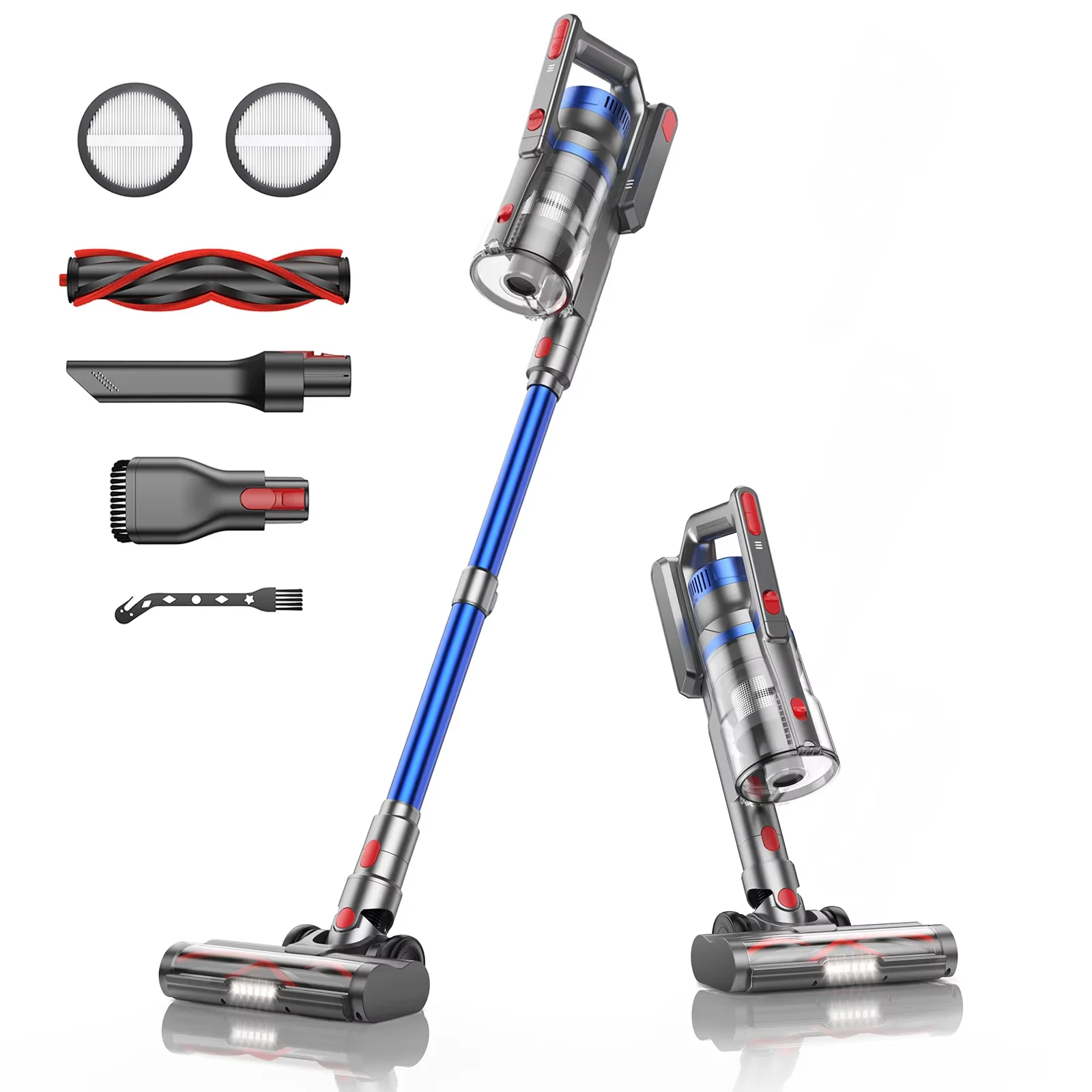 Buture JR500 Cordless Vacuum Cleaners 55 Mins 36KPA Suction Power Home Appliance 1.2L Dust Cup Removable Battery Handheld