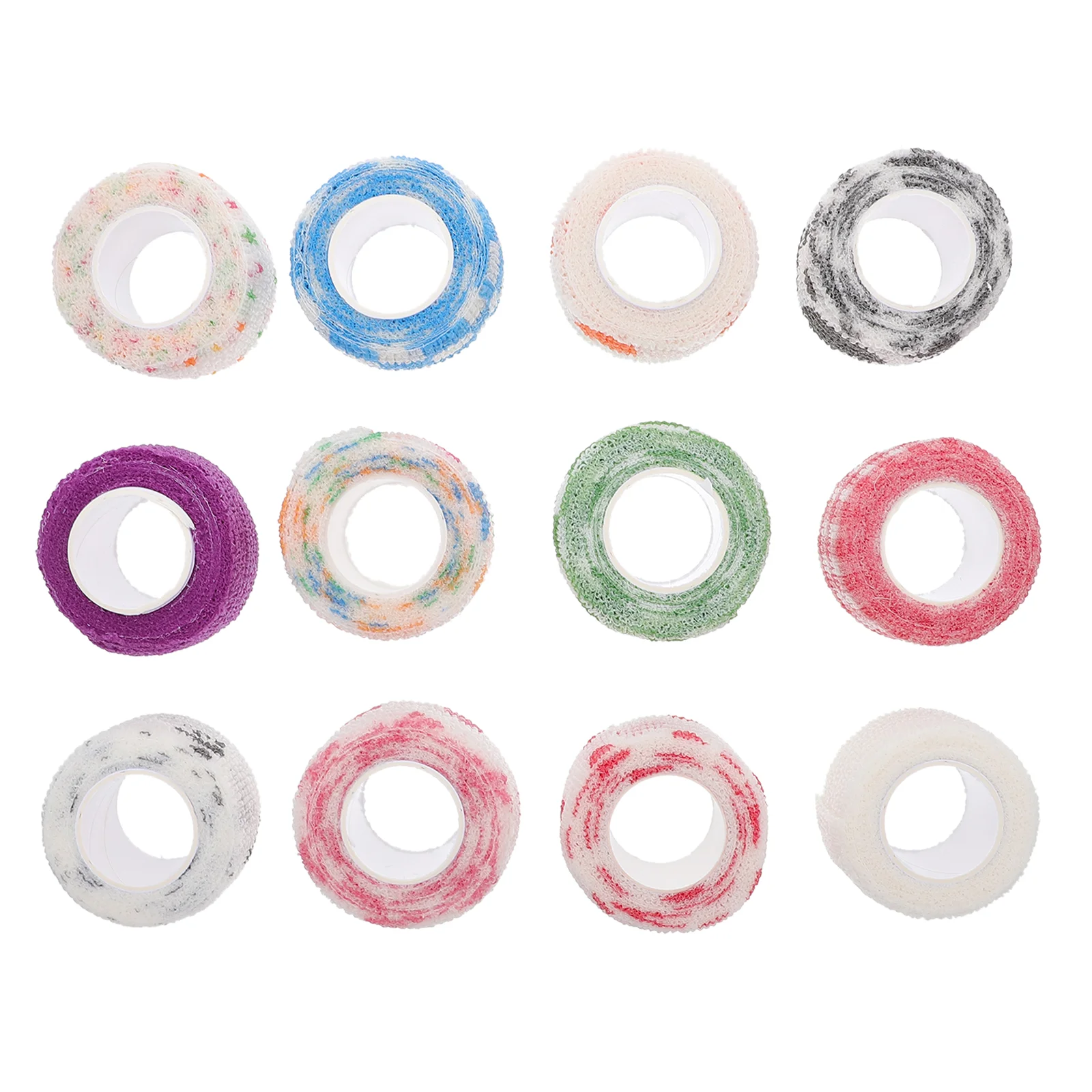 

12 Pcs Magnetic Tape Finger Bandage Wrappers Elastic Bandages Adhesive Wraps Student