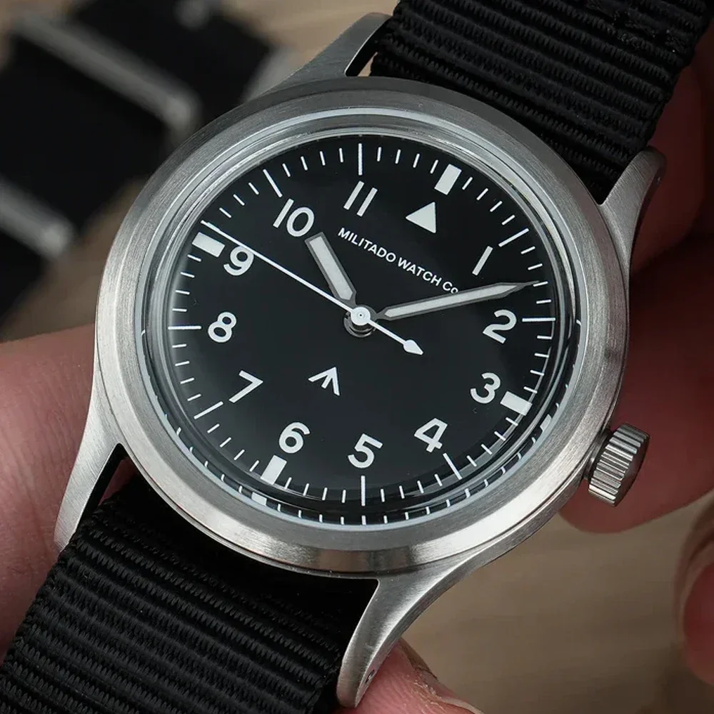 Militado ML13 Watch Miyota Super 2035 Quartz Movement Watches K1 Crystal Luminous 100m Waterproof Stainless Steel Wristwatch image 4