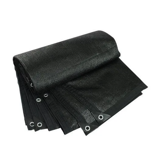 

2025 Black sunshade net with edge fastening and locking, encrypted sunshade fabric, heat insulation net