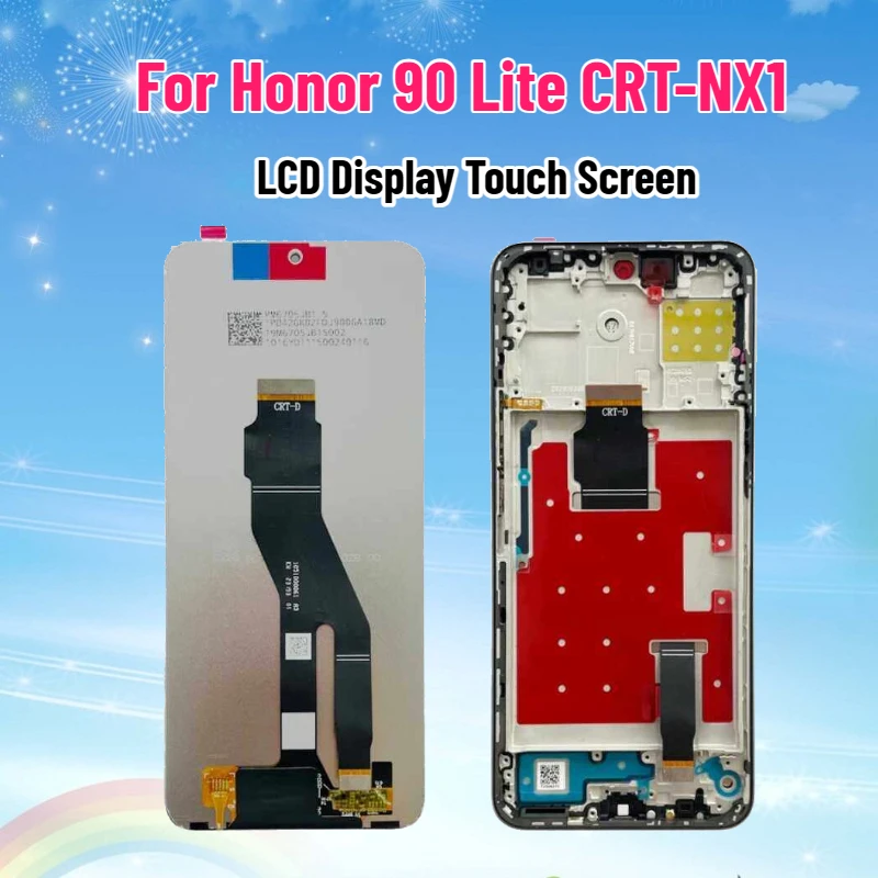 

6.7'' LCD for Honor 90 Lite CRT-NX1 LCD Display Touch Screen Digitizer Assembly for Honor90lite Screen Replacement