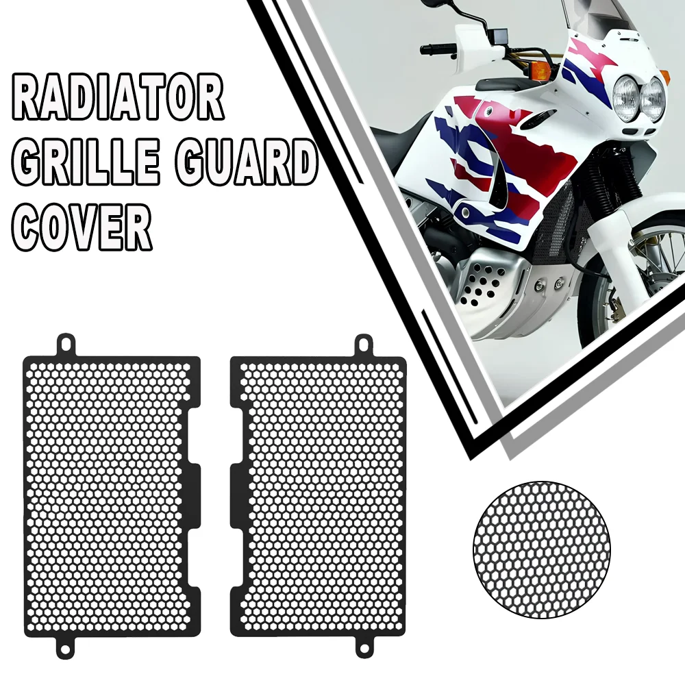 

Motorcycle Accessorie For Honda XRV750L XRV650 AFRICA TWIN 750 650 XRV750 L AFR Oil Cooler Guard Radiator Grill Protector Cover