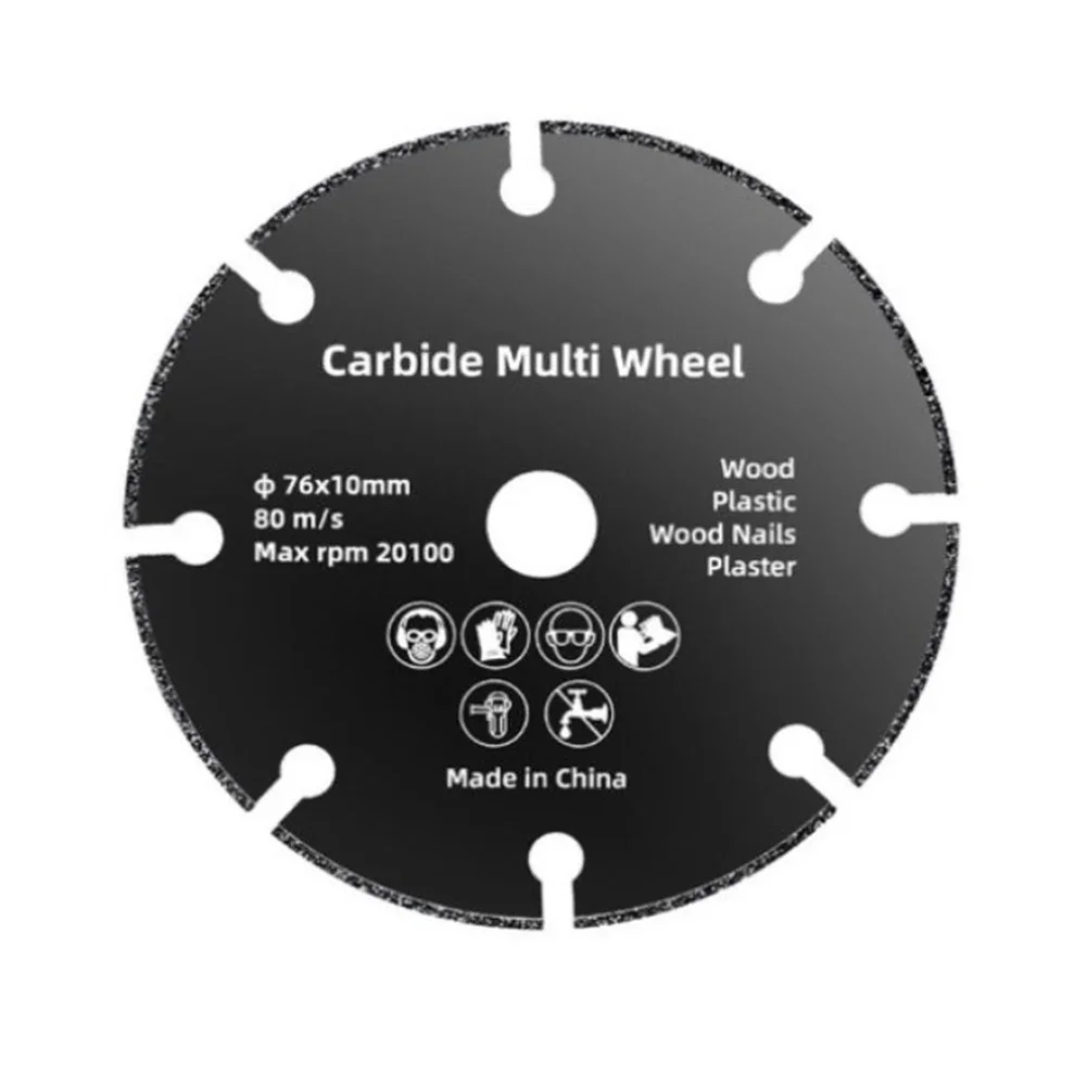 

76mm 3inch Cutting Disc Circular Resin Grinding Wheel Saw Blade Angle Grinder For Angle Grinder Steel Cutting Hard Materials