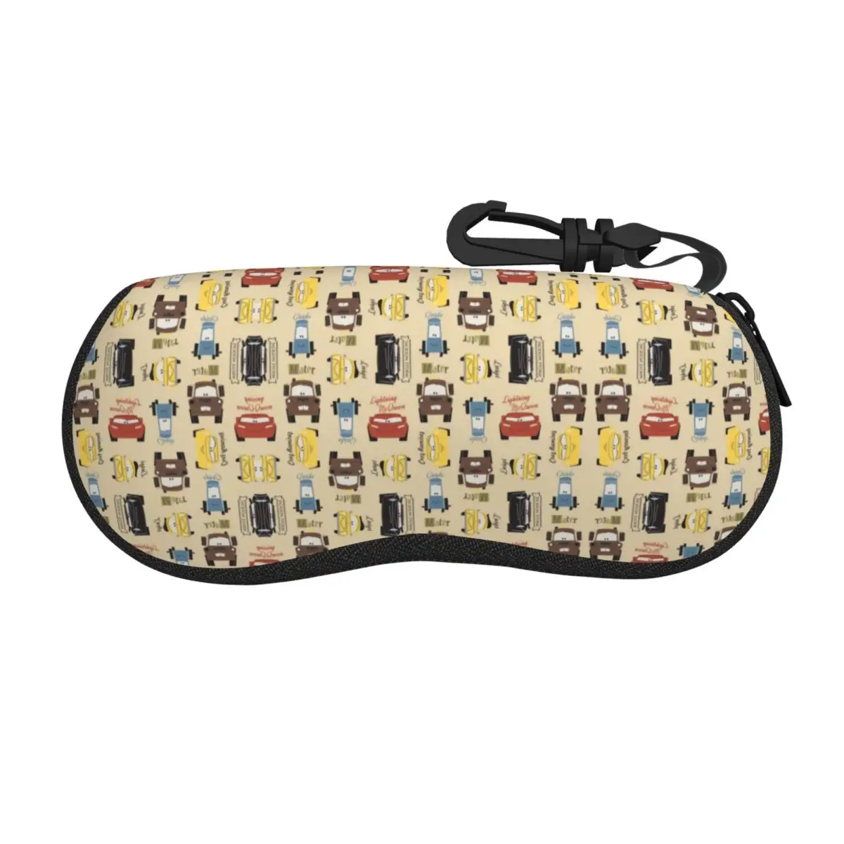 Custom Cartoon 95 Racing Cars Kingdom Animation Pattern Glasses Case Portable Shell Eyeglasses Case Sunglasses Box