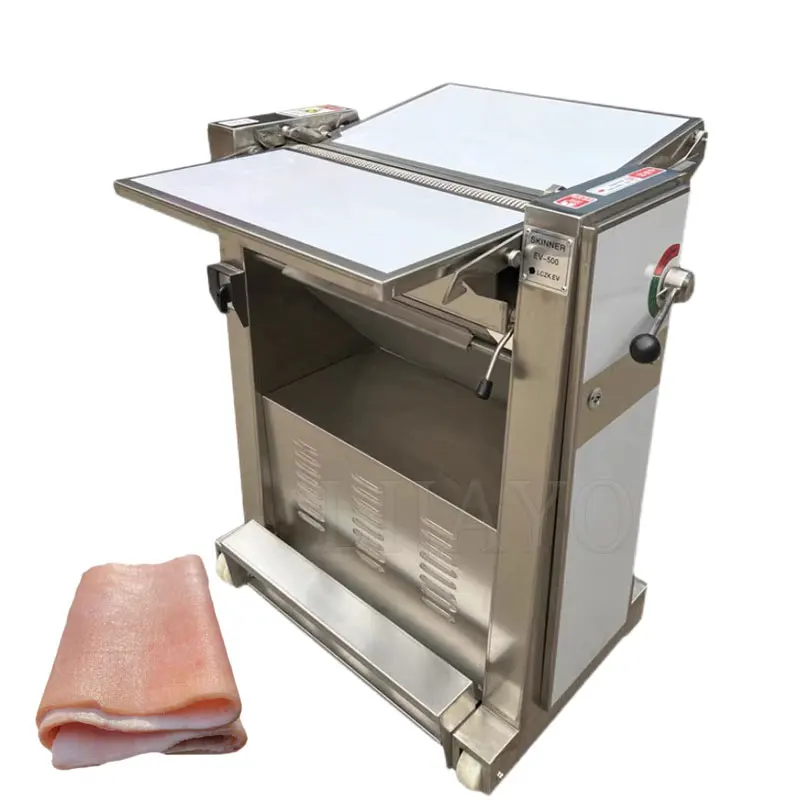 Meat Peeling Machine Pork Fatty Remove Machine Pork Skin Peeler Pig Meat Pork Skin Peeler Separator Machine