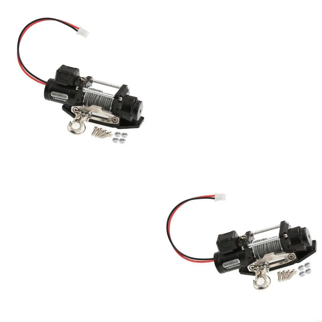 J2HD Strong All Metal Remote Operated Winch System Hard Electric Powered Winch Simple Installation for Off Road Vehicle