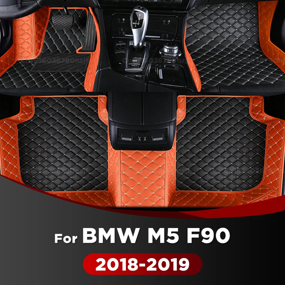 

Для BMW M5 F90 2018 2019, автомобильные коврики на заказ, автомобильные подушечки для ног, автомобильный ковер, аксессуары для интерьера