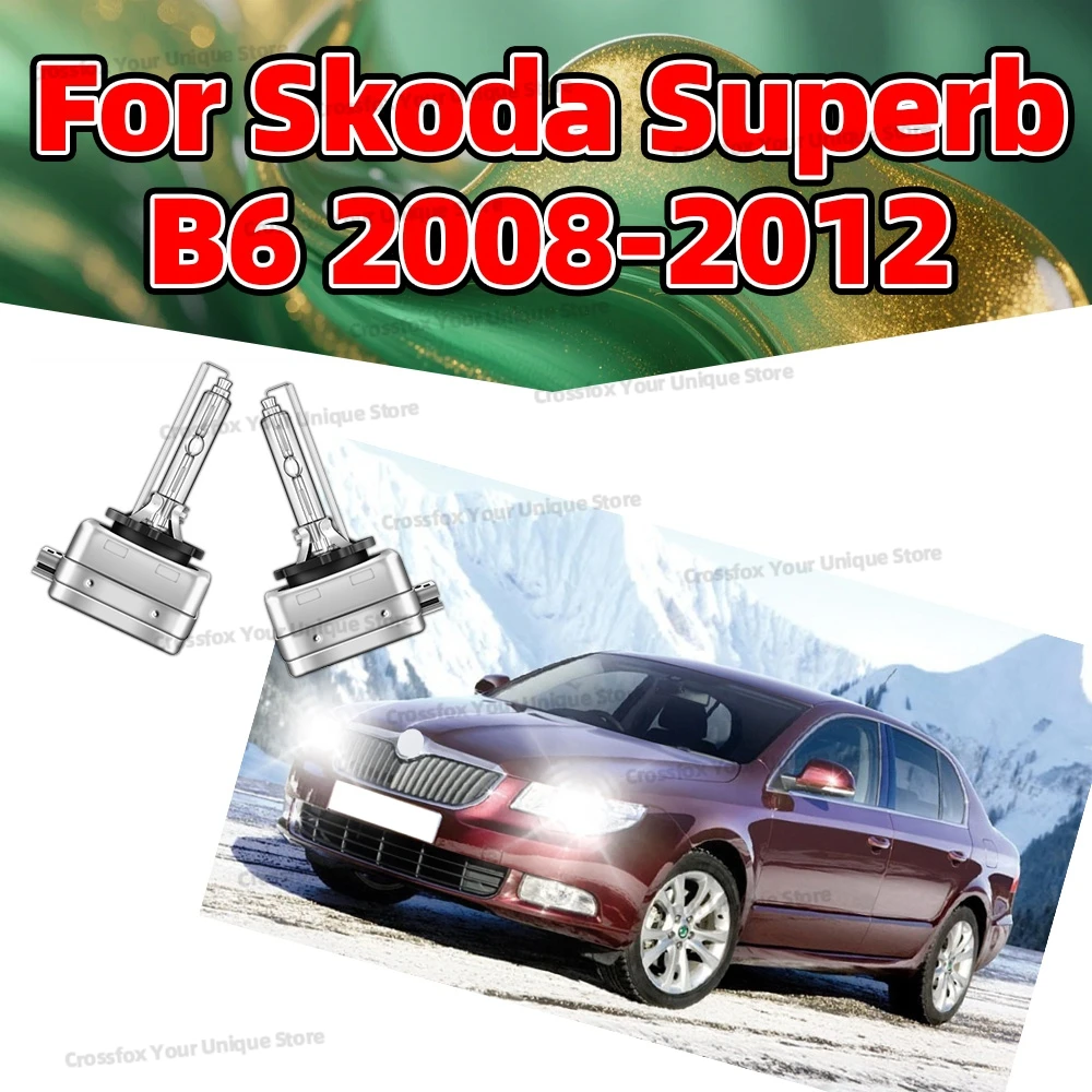 

2x быстрая яркая ксеноновая лампа HID 6000K 8000K 10000K фара D1S для Skoda Superb B6 2008-2012 Octavia II Yeti 2009 2010 2011 2012