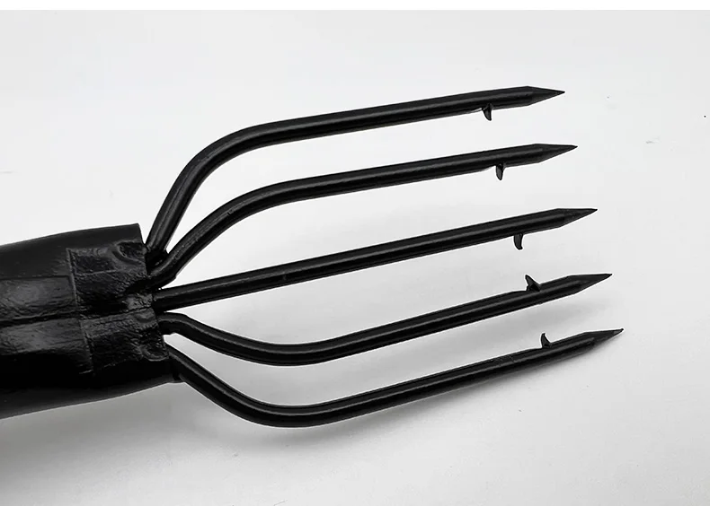 ShareShark Fischspeer Gig 3 4 5 Zinken Froschspeer Angelgabel Harpune Spitze Stacheldraht Angelspeer Gaff Gabel – Detail 9