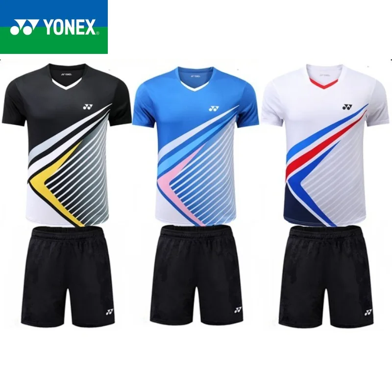 مجموعة جيرسي Yonex للوالدين والطفل سريعة الجفاف ، قميص تنس الريشة المنافسة ، رياضة الركض ، مجموعة المنافسة ، الرجال والنساء ، الموديلات ، الجديدة ،