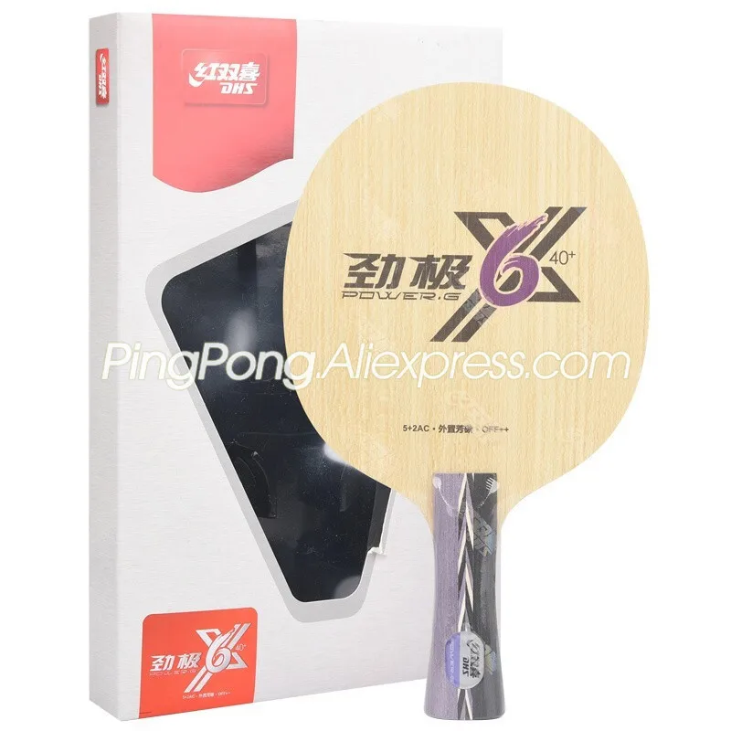 PG6X คืออะไร? ทำไมผู้เล่นเทเบิลเทนนิสต้องพิจารณาไม้เทเบิลเทนนิส DHS POWER G PG6X 6X ที่มี ALC คาร์บอน